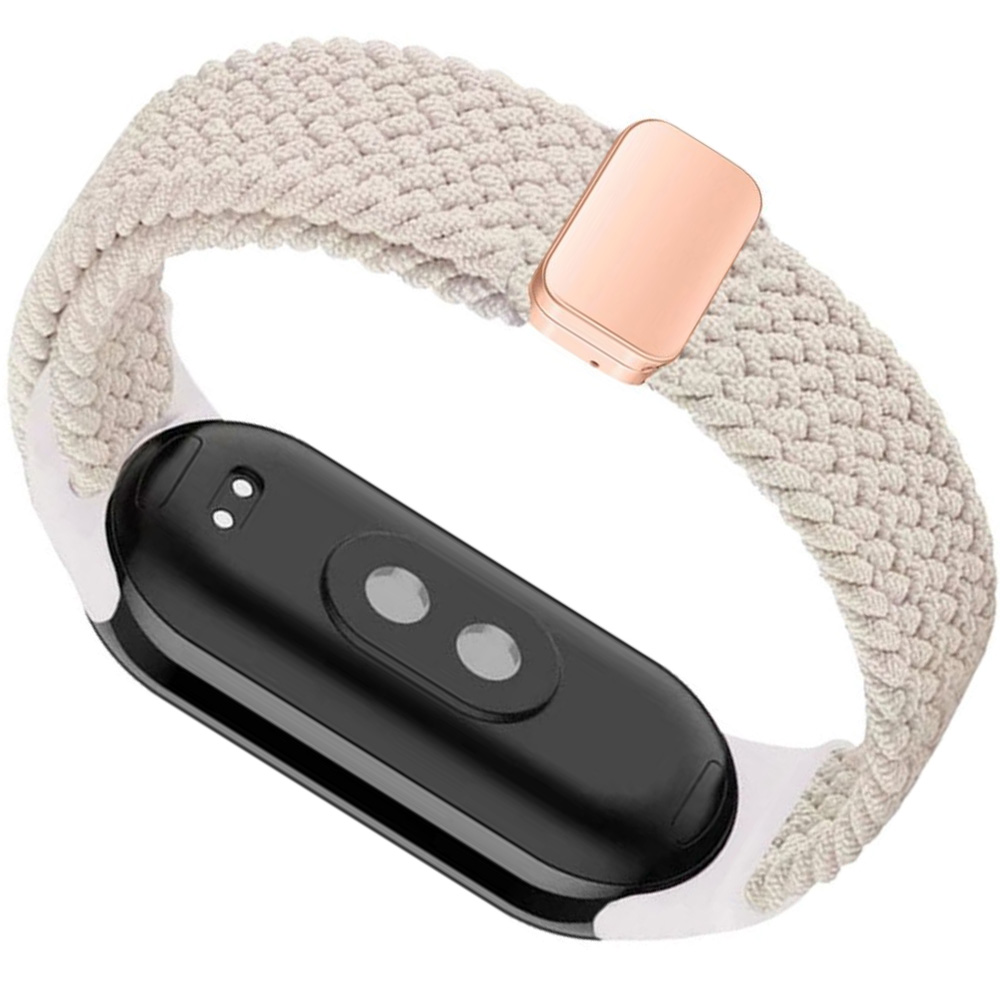 Pasek Tech-Protect Nylonmag do Xiaomi Smart Band 9 / 9 NFC / 8, beżowy